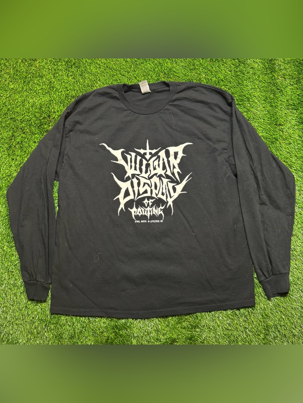 Vulgar Brewing Vulgar Display Of Poutine Long Sleeve‎ Shirt XL Pantera Parody NH